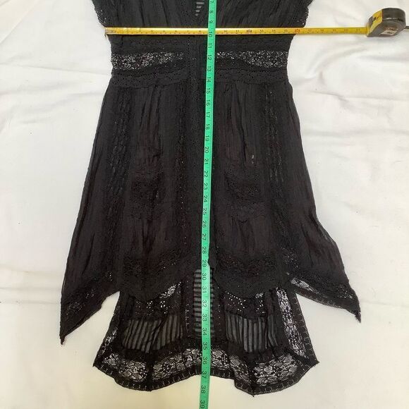 BIYA LACE DRESS BLACK SMALL BIYA DESIGNER OF JOHNNY WAS - Picture 14 of 16